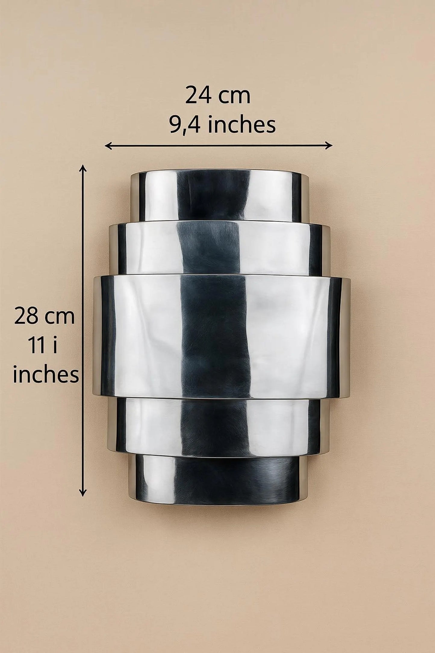 Silver Wall Sconce